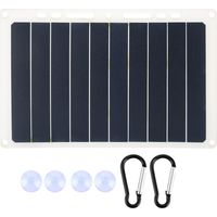 Panneau Solaire, Chargeur Solaire USB, Chargeur De Panneau Solaire, Chargeur De Panneau Solaire pour Chargeur Solaire Panneau Solaire Camping en Plein Air