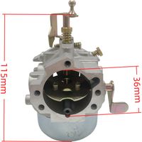 Carburateur Zhifeng K321 K341 en fonte 14 ch 16 ch 14 CV 16 CV 707-001