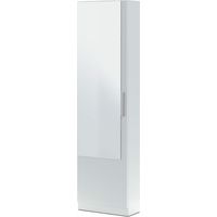 ARMARIO ZAPATERO SUELO CON ESPEJO 180x50x22CM BLANCO ARTIK