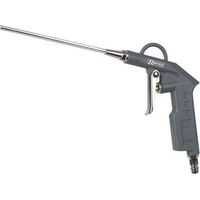 Ribimex – Soufflette pneumatique bec long 150 mm – Embouts rapides en acier nickelé – Pour espaces exigus et difficiles d'accès