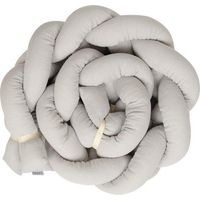 Babymatex Warkocz protège-lit gris clair 200 cm