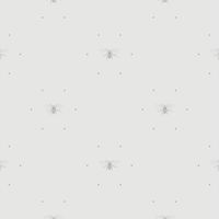 Bumble Bee Pattern Wallpaper Grey Country Style Feature Wall Modern Living Room