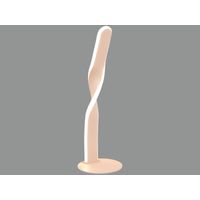 Tischleuchte Beistelllampe Leselampe sand Twistdesign Schnurschalter LED H 40,5 cm