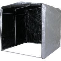 Abri de jardin HHG-450, abri de jardin abri de jardin, alu protection UV imperméable, 201x201x201cm, argent