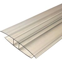 PROFILO DI GIUNZIONE AD ''H'' 200CM PER LASTRE DA 10