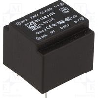 Transformador Encapsulado Salida 6vac 0,5va Entrada 230vac Bv2020154