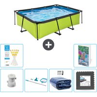 Exit Pool Rechteckig - 220x150x65 cm - 7-teilig S217