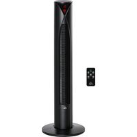 Ventilateur colonne silencieux oscillation 70° minuterie 12h 4 modes 3 vitesses 45W 31,5 x 31,5 x 96 cm noir