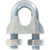 Kabelklemme mit Bügel, Bügel aus verzinktem Stahl, 10,5