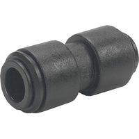 Giunto uguale acetale nero, 8mm