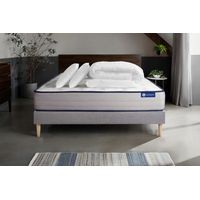 Pacchetto letto completo - Materasso 140x200cm + Box spring con doghe (kit) + 2 cuscini + Piumino - Actimemo Form