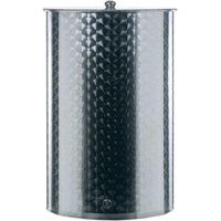 CONTENITORE ENOLOGICO A FONDO PIANO INOX 18/10 SALDATO - Belvivere: 1000 LT