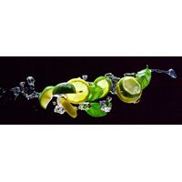 Tableau Citron lime - 80x30cm - made in France