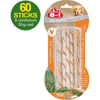 60 Rotolini Delights con carne di pollo -OFFERTA RISPARMIO 6 confezioni da 10 rotolini ciascuna