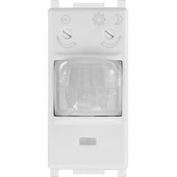 ETTROIT Sensore di Movimento 1 Modulo Bianco con Regolazione Tempo/Lux Compatibile Vimar Plana – SKU EV1800