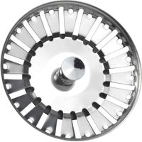 Panier de bonde d'évier manuel diamètre 84 mm--TRIMEC