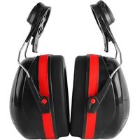Casque antibruit avec fixation pour casques de sécurité, éponge en PVC, protection auditive, réduction du bruit, réduction du bruit, par défaut
