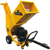 Broyeur de végétaux thermique 15 cv – Diamètre de coupe 10 cm – Éjection haute type girafe – Moteur 4 temps OHV – Mecacraft