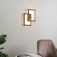 Applique murale ou plafonnier double rectangle - Taavi