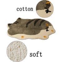 Alfombra de baño linda antideslizante alfombra de baño suave super absorbente de microfibra Totoro 4060 sin pelo