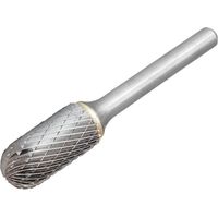 Premium Solid Carbide Bright Rotary Burr – Ball Nosed Cylinder, 16mm x 6mm, DOR8051606
