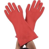 Gants de travail isolants en caoutchouc pour électriciens haute tension (12 kV) - Gants de protection électrique de sécurité