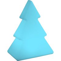 PINUS 160 Arbre de Noël illuminé sans fil. Décoration alimentée par des piles rechargeables. Lumière RVB avec télécommande. Fabriqué en polyéthylène en Espagne