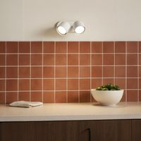 Applique double spot métal blanc Dodo orientable
