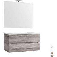 MOBILIER SUSPENDU LIGNE TALIA 90 CM Dimensions : Taupe mat