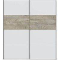 KIT ARMADIO 2 ANTE SCORR 180X60X200 CM BIA ART ROV