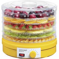 Concept Solution SO-1015 Lebensmittel-Dörrgerät Gelb und Weiß