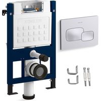 Kohler 0.82m Low Height Toilet Cistern Frame + 3 / 6L Cistern + Dual Flush Plate