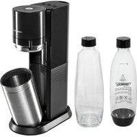 SodaStream E-DUO Wassersprudler Titan Inkl. 1l Glasflasche,1l Kunstst.Flasche & CO2 Zyl.