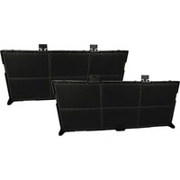 vhbw 2x Aktivkohlefilter kompatibel mit Siemens LI67RA540 LI67RA530C/03, LI67RA53003, LI67RA530/04, LI67RA530-02 Dunstabzugshaube