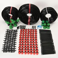 Kit d'irrigation goutte à goutte (5 m) pour plantes, comprenant un système d'arrosage avec goutteurs réglables pour micro-jardins.
