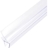 Rahmenlose Glasduschtüröffnung 27,56"lang 1" (25mm) Tropfschiene 1/2"(12mm) Glass H-Typ
