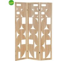 Paravento Paulonia Casa Seleccion 3 pannelli MDF 120 x 2 x 170 cm