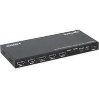manhattan 208406 conmutador HDMI 4 puertos negro 4K 30Hz