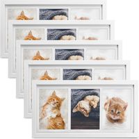 5x cadre photo collage pour 3 photos Galeria, 10x15cm, blanc