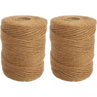 Naturjute-Schnur 2 mm 152 m 2 Stück