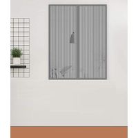 ZANZARIERA MAGNETICA P/FINESTRA 120X160CM GRIGIO