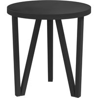 Table à thé Noir Ø35 cm MDF vidaXL