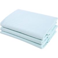 Lot de 3 alèses lavables imperméables réutilisables pour enfants et adultes incontinents
