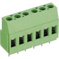 PTR Hartmann 50700120201D Schraubklemmblock 2.50 mm² Polzahl 12 Grün 1 St.