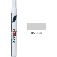 Retuschierstift 8 ml – RAL 7047 - Glanz - Telegris 4 - für verschiedene Oberflächen - Redlack