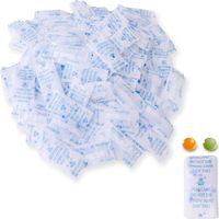 Sachets Silica Gel 1g x 100 pièces – Déshydratant Réutilisable avec Indicateur Orange/Vert, Anti-Humidité pour Caméra, Aliments, Armoire, Filament 3D, Chaussures