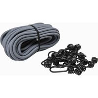 Rodillo tensor elástico de 10 m, Ø 8mm y 20 ganchos