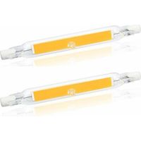 5W R7S 78MM Ampoule LED de J78 COB filament, 500 lumens 360 degrés, ampoule halogène 30W 48W 50W équivalent, parfait pour maison, cuisine, pièce, balcon, bureau, etc (2pcs, Blanc Chaud 2700K)