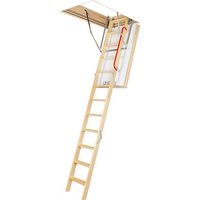 Scala retrattile in legno - Dimensioni dell'apertura : 60x100cm - LWT60100-2