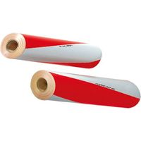 Bandes réfléchissantes Classe A 4 rouleaux 0,56m – Fluo rouge/blanc – Homologuées TP ESC 05011 – Visibilité jusqu'à 80m – Sarr